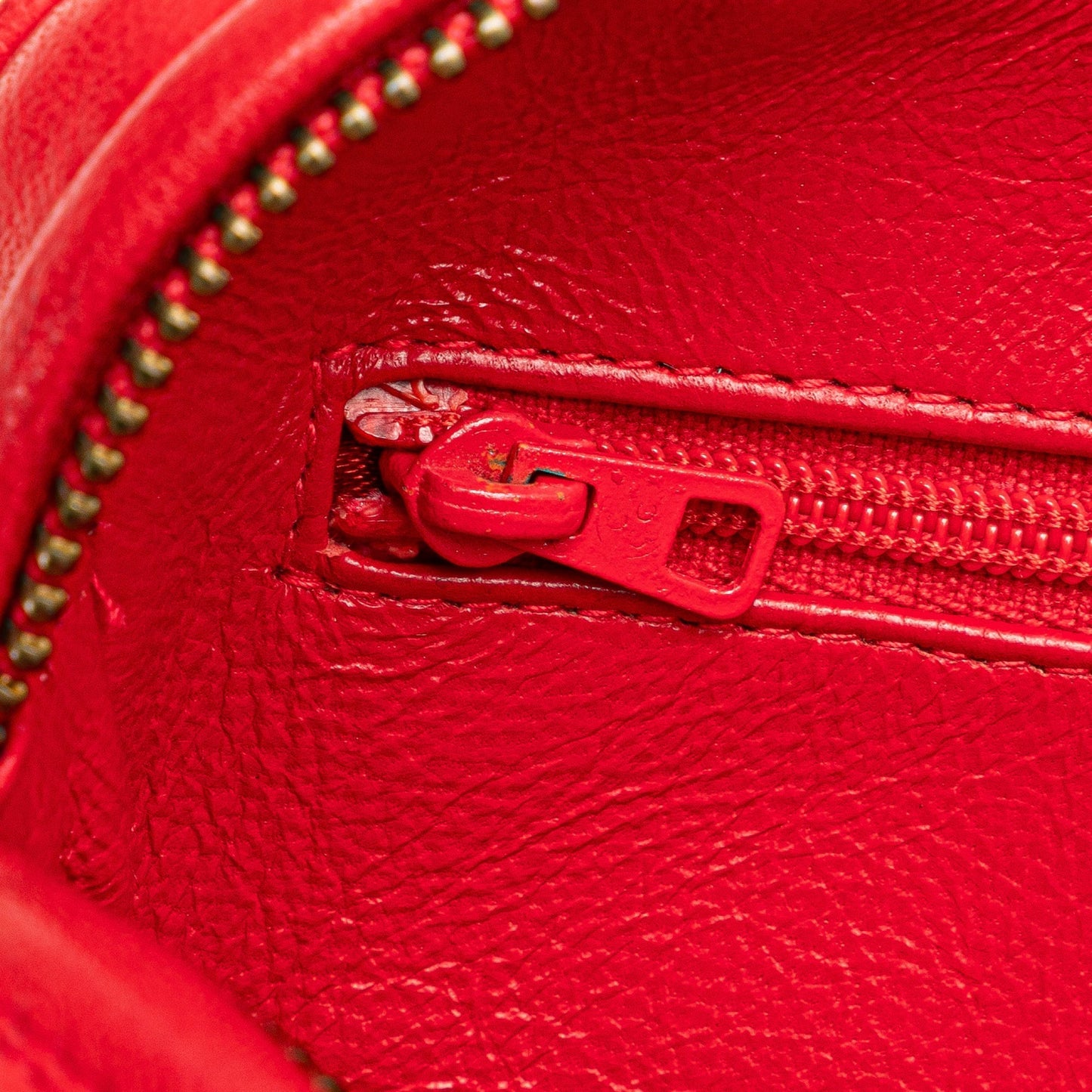 Chanel CC Quilted Lambskin Tassel Camera Bag Red