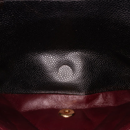Chanel Medium Classic Caviar Double Flap Black