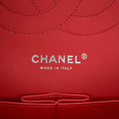 Chanel Jumbo Classic Patent Double Flap Red