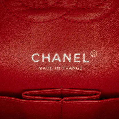 Chanel Medium Classic Lambskin Double Flap Red