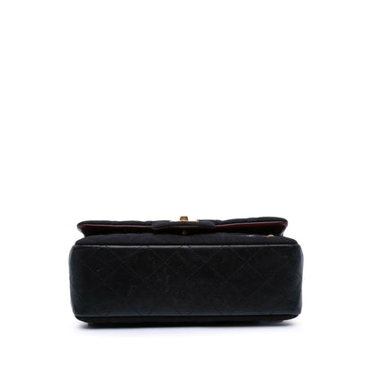 Chanel Mini Rectangular Classic Jersey Sailor Single Flap Blue