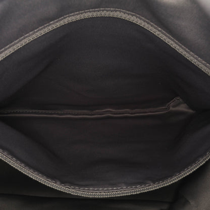 Chanel CC Quilted Calfskin Triptych Tote Gray