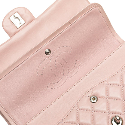 Chanel Medium Classic Lambskin Double Flap Pink