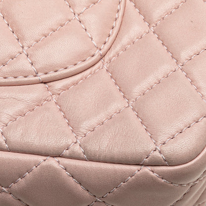 Chanel Medium Classic Lambskin Double Flap Pink