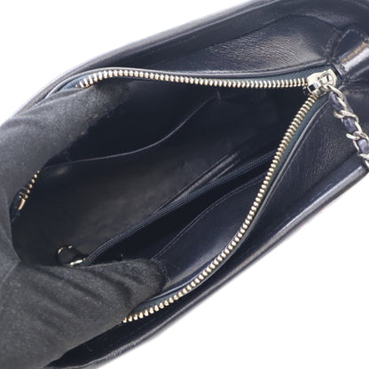 Chanel Small Knit and Calfskin Gabrielle Hobo Blue