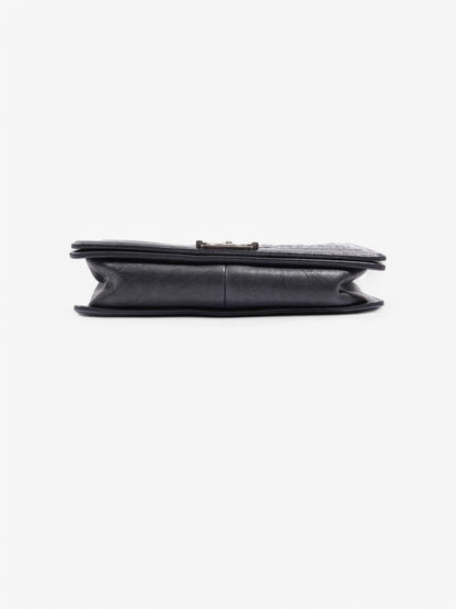 Chanel Boy Bag Navy Lambskin Leather New Medium