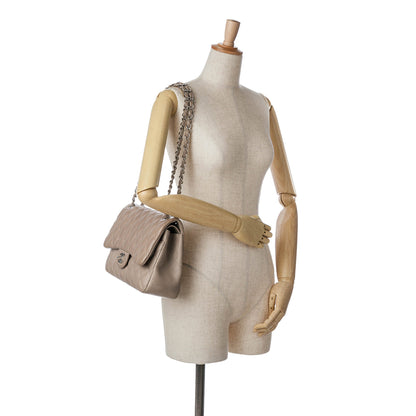 Chanel Jumbo Classic Caviar Double Flap Brown