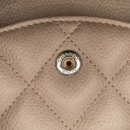 Chanel Jumbo Classic Caviar Double Flap Brown