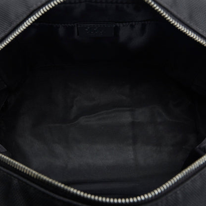 Gucci Techno Web Canvas Clutch Black