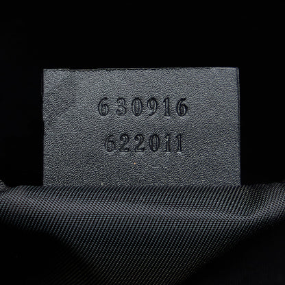Gucci Techno Web Canvas Clutch Black