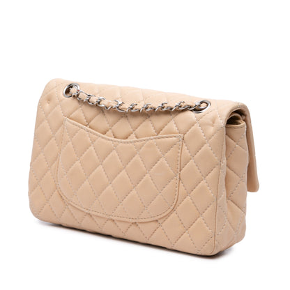 Chanel Medium Classic Lambskin Double Flap Brown