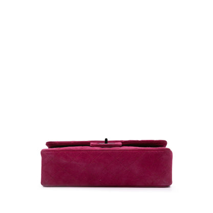 Chanel Reissue 2.55 Quilted Velvet Double Flap 225 Pink