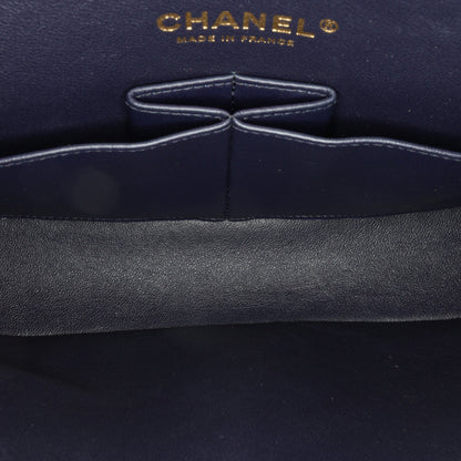 Chanel Medium Classic Caviar Double Flap Blue