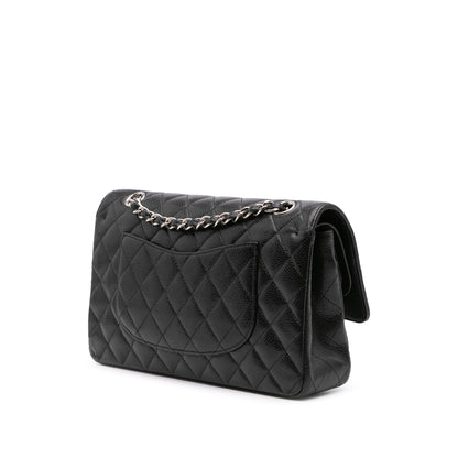 Chanel Medium Classic Caviar Double Flap Black