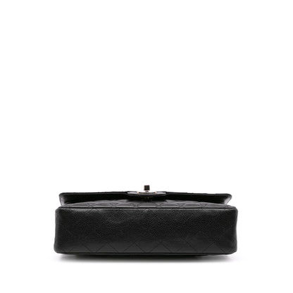 Chanel Medium Classic Caviar Double Flap Black