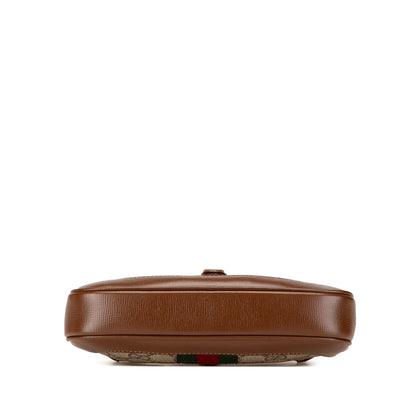 Gucci Mini GG Supreme Jackie 1961 Crossbody Brown