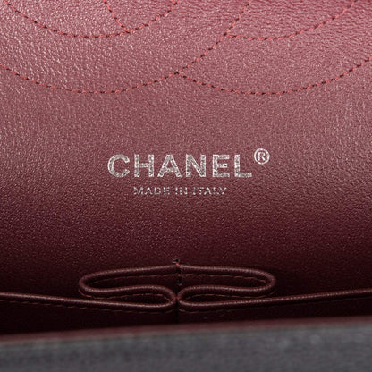 Chanel Jumbo Classic Double Flap Bag Black Caviar Silver Hardware