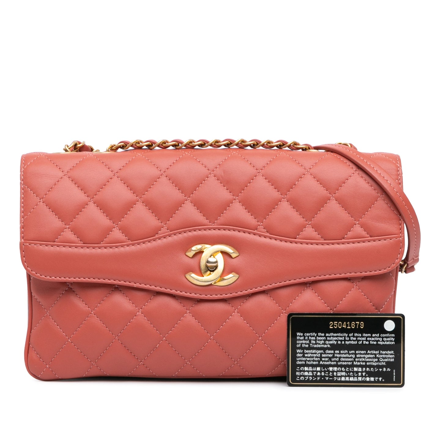 Chanel Large Lambskin Daily Companion Flap Pink