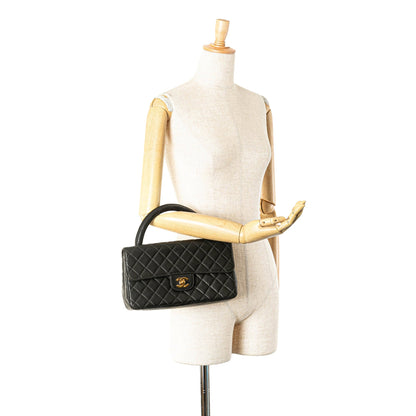 Chanel Medium Classic Lambskin Kelly Flap Bag Black