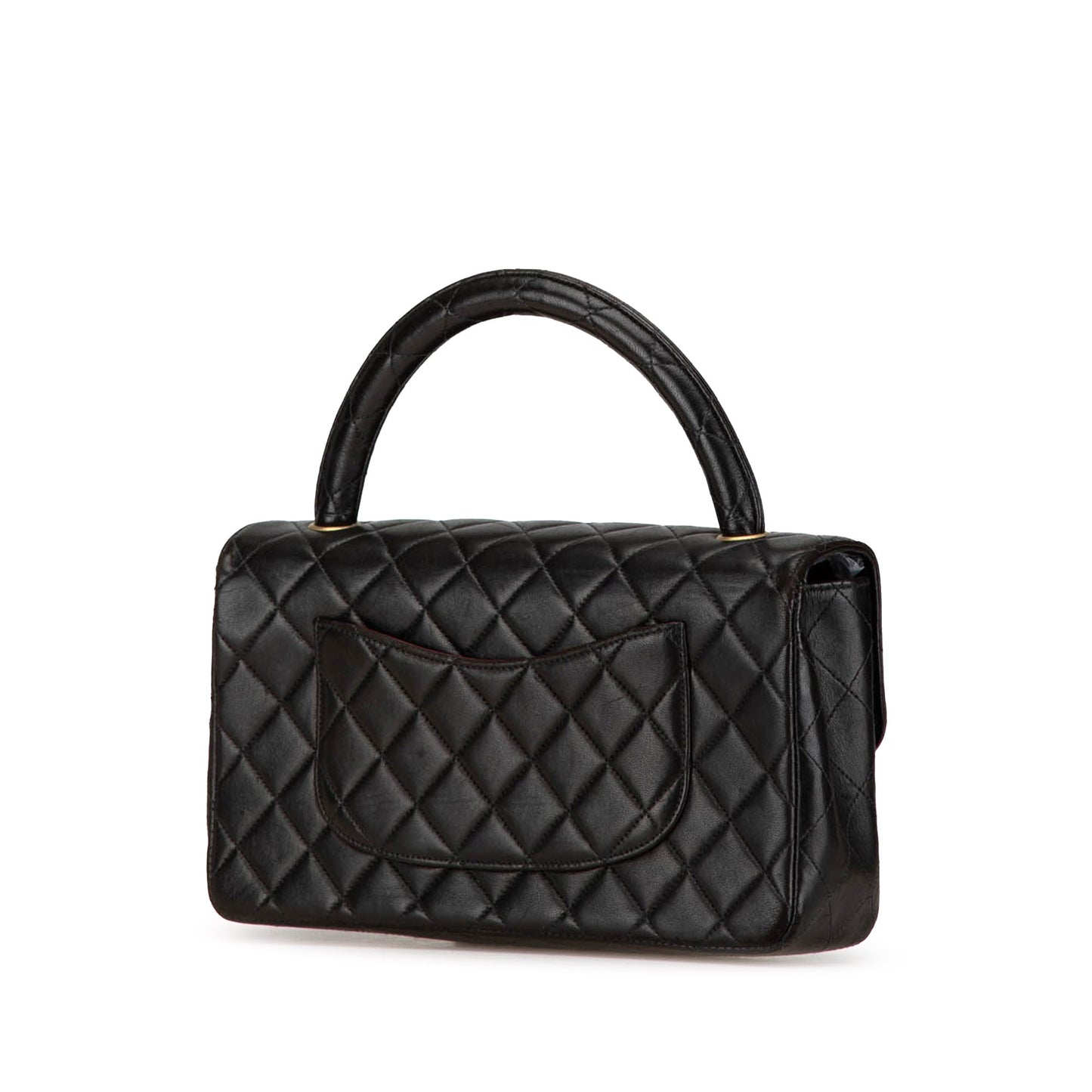 Chanel Medium Classic Lambskin Kelly Flap Bag Black