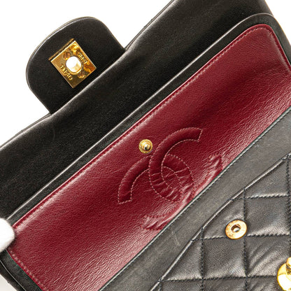 Chanel Small Classic Lambskin Double Flap Black