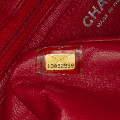 Chanel Maxi Classic Lambskin Single Flap Red
