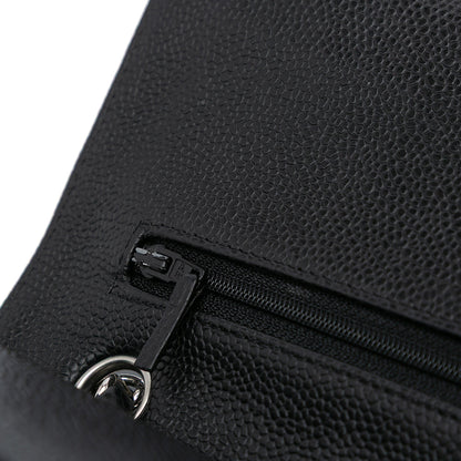 Chanel Medium Classic Caviar Double Flap Black