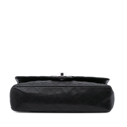 Chanel Medium Classic Caviar Double Flap Black