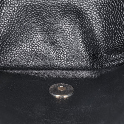 Chanel Medium Classic Caviar Double Flap Black
