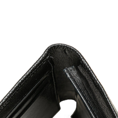 Chanel CC Caviar Card Holder Black