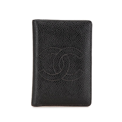 Chanel CC Caviar Card Holder Black