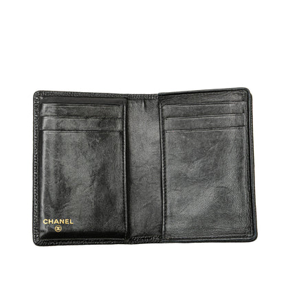 Chanel CC Caviar Card Holder Black