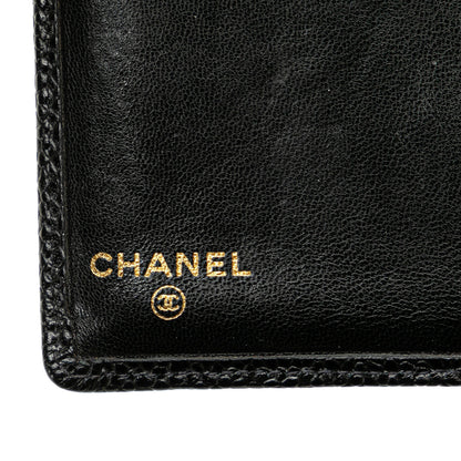 Chanel CC Caviar Card Holder Black