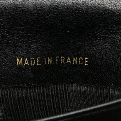 Chanel CC Caviar Card Holder Black