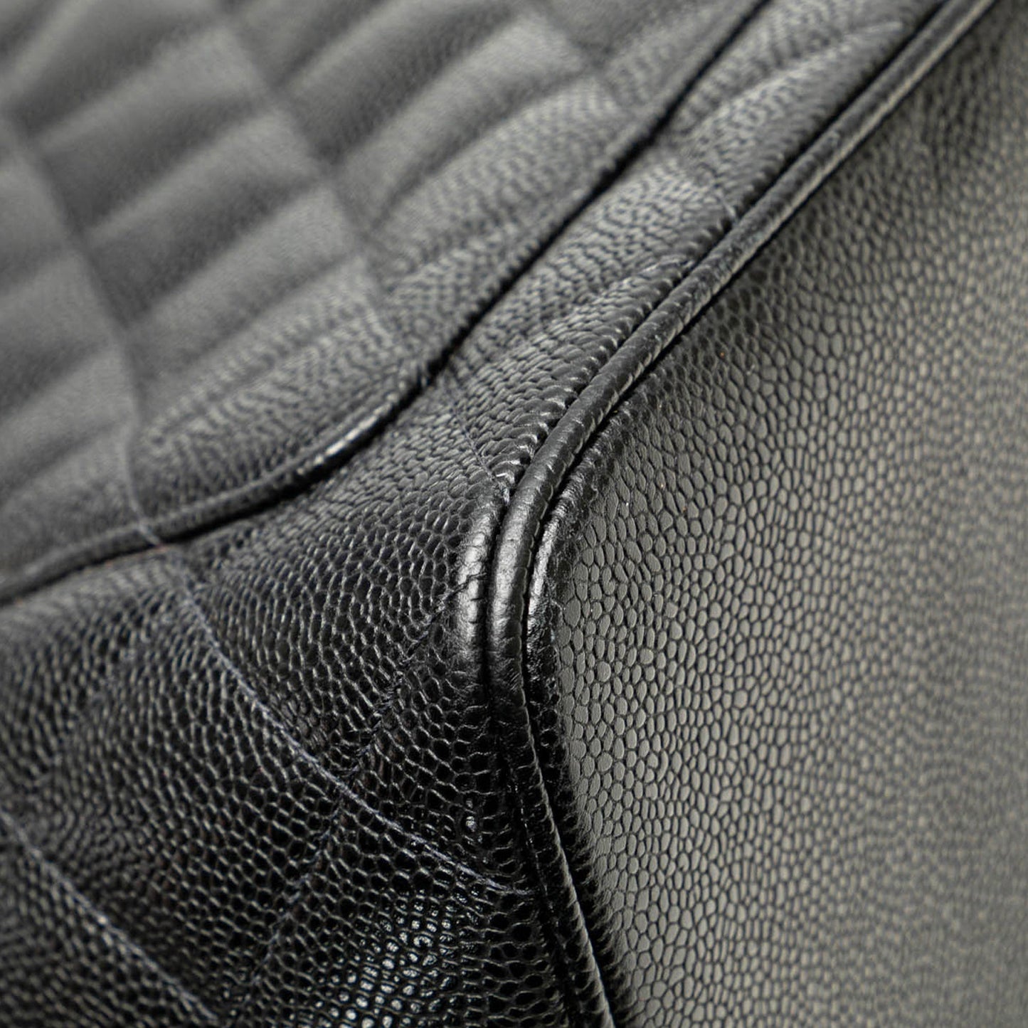 Chanel Caviar Medallion Tote Black