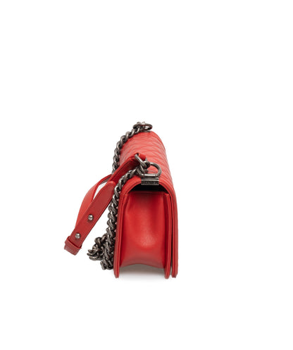 Chanel Red New Medium Boy Bag - ADL1302