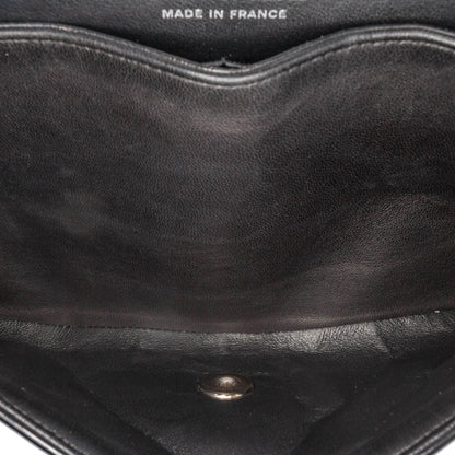 Chanel Medium Classic Patent Double Flap Black