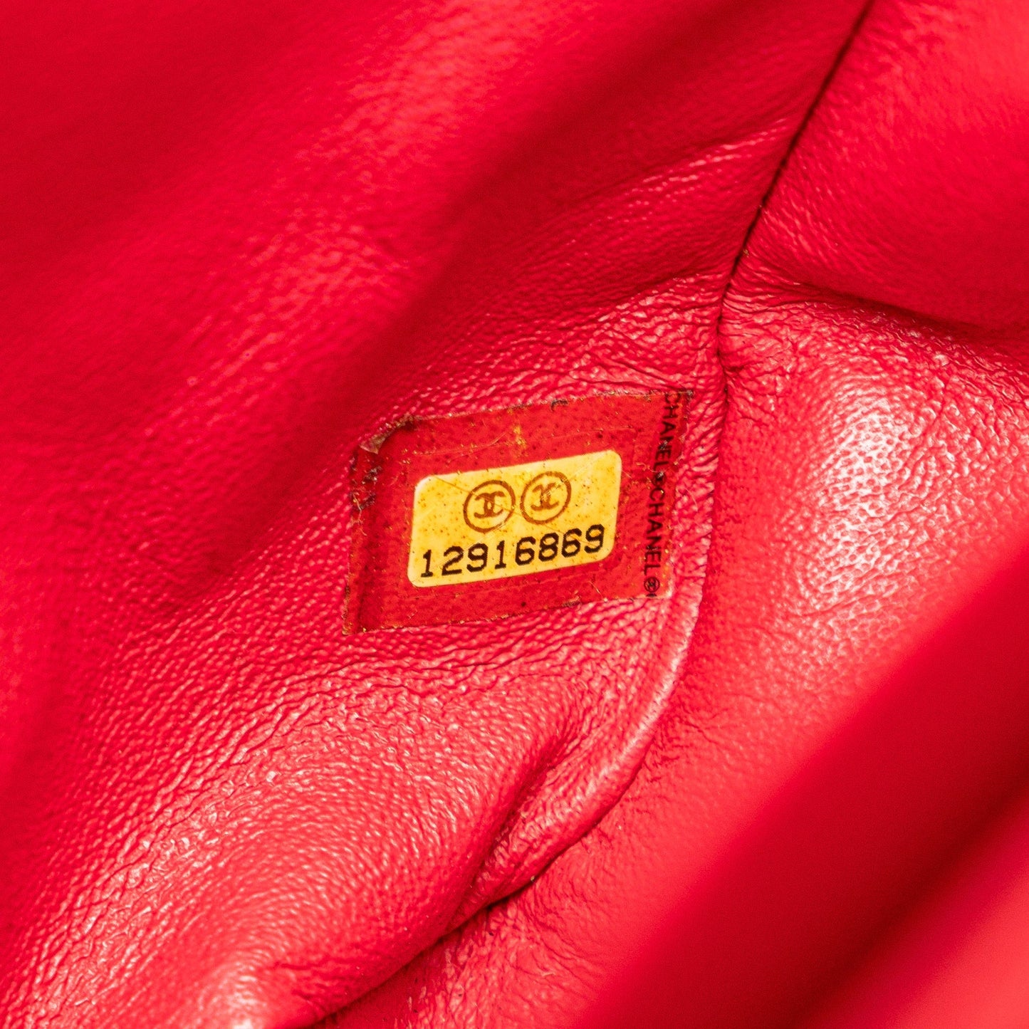 Chanel Jumbo Classic Caviar Single Flap Red