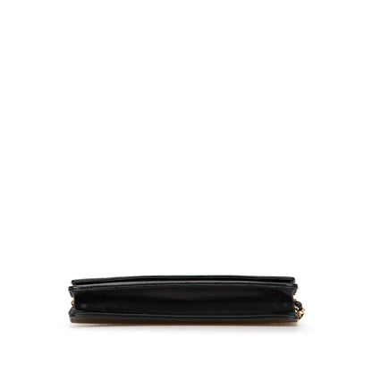 Chanel CC Caviar Wallet on Chain Black