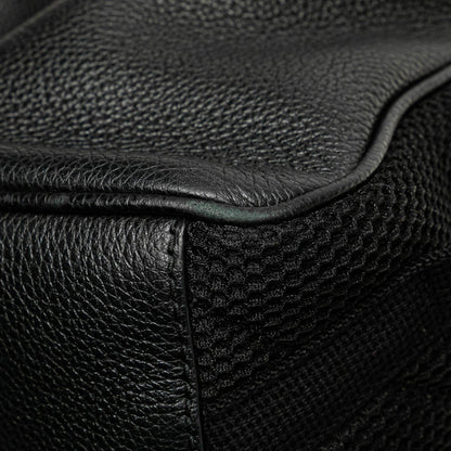 Gucci Leather Logo Backpack Black