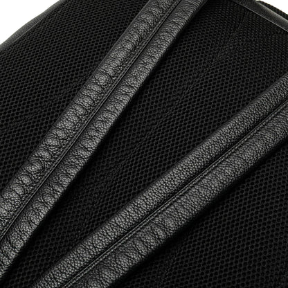 Gucci Leather Logo Backpack Black