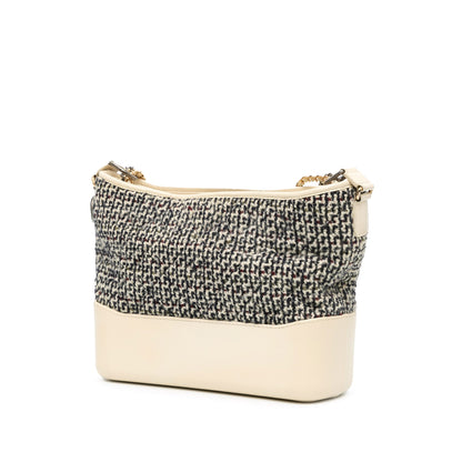 Chanel Medium Tweed and Lambskin Gabrielle Crossbody Blue