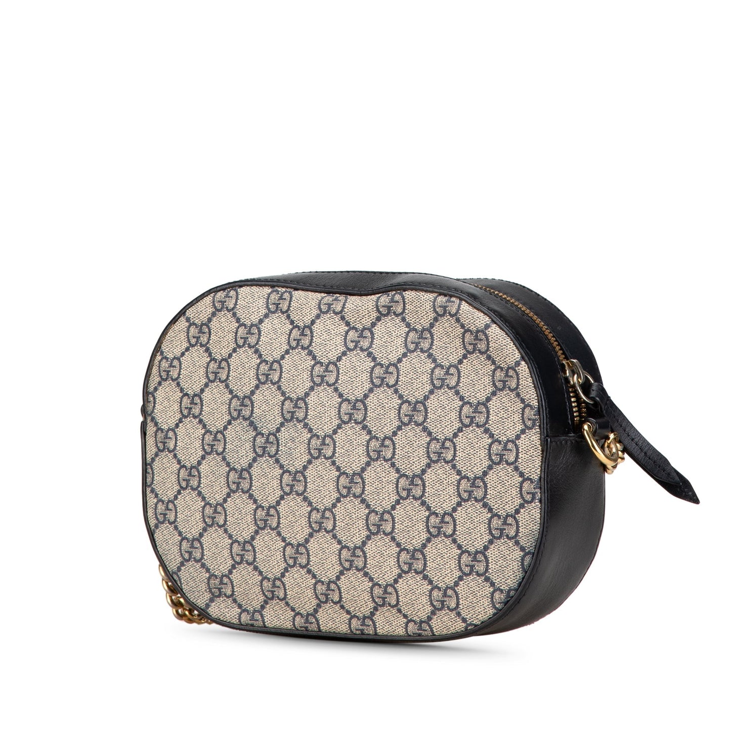 Gucci Mini GG Supreme Chain Crossbody Brown