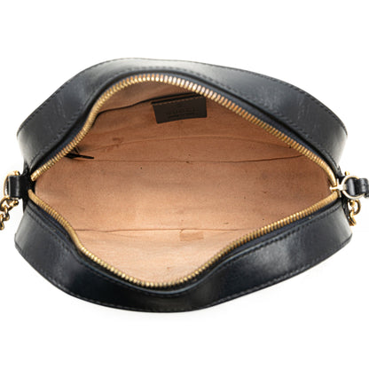 Gucci Mini GG Supreme Chain Crossbody Brown