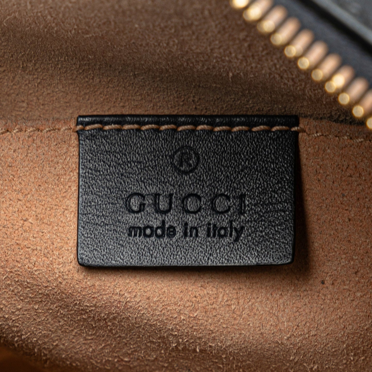 Gucci GG Supreme Chain Crossbody Brown