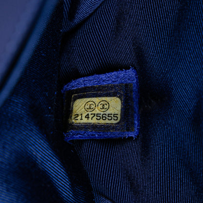 Chanel Medium Quilted Velvet Boy Flap Blue