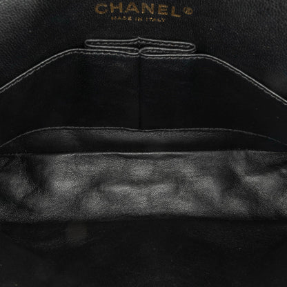 Chanel Medium Classic Tweed Double Flap Purple