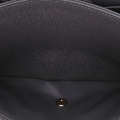 Chanel Jumbo Classic Caviar Double Flap Gray