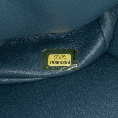 Chanel Jumbo Classic Lambskin Double Flap Blue