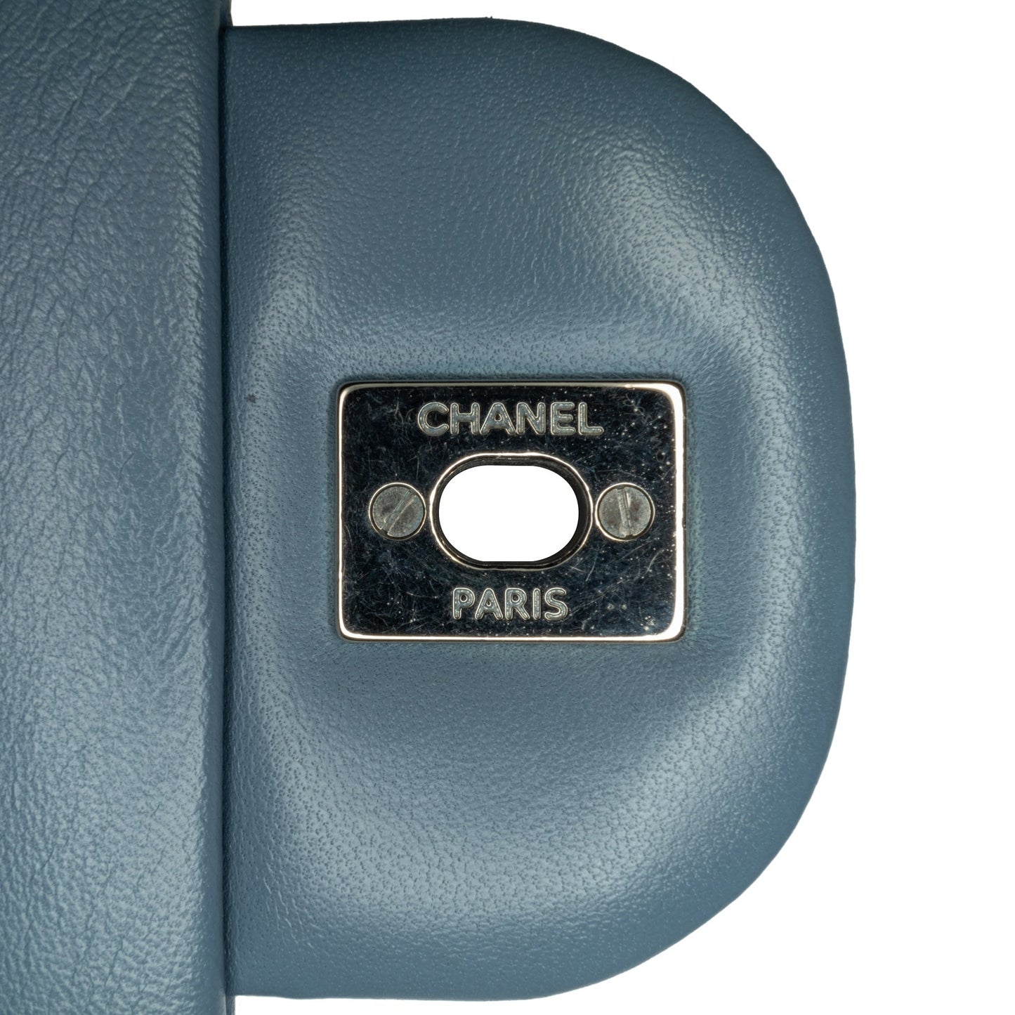 Chanel Jumbo Classic Lambskin Double Flap Blue